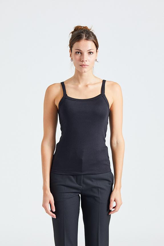 Julie Josephine Tinki Rib Top Black